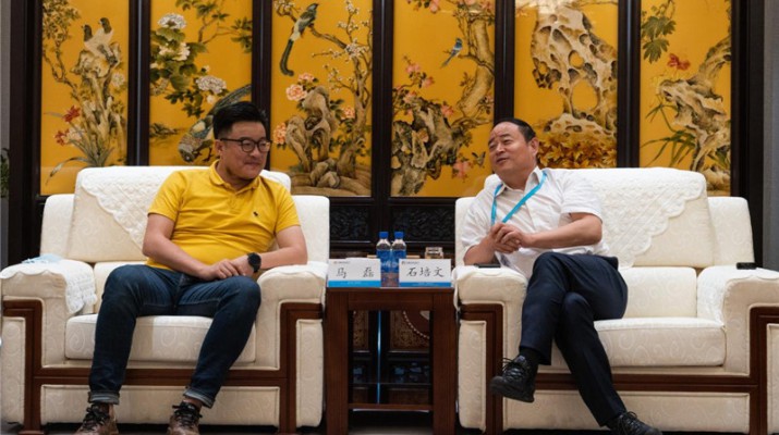景域驴妈妈集团高级副总裁马磊一行到访jch金彩汇集团