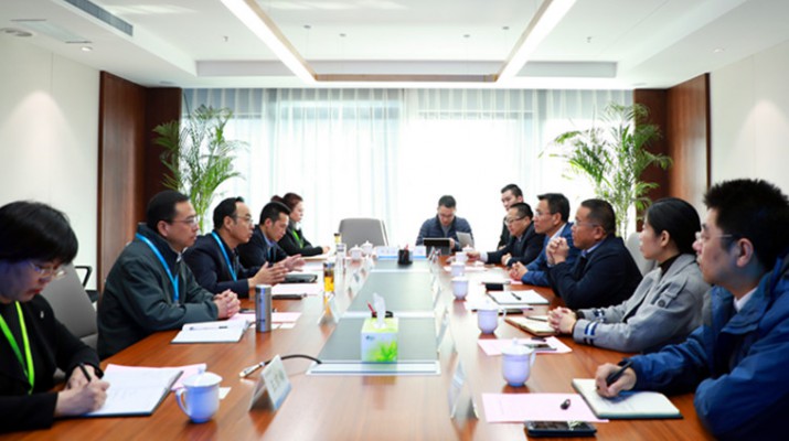 jch金彩汇集团与浩洋股份、甘肃新业进行合作洽谈